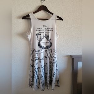 LAST CHANCE Harry Potter Marauders map dress